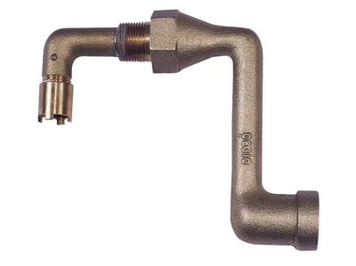 Brass drum Siphon Adapter No. 08311 for Draining 30 and 55 Gallon Drums