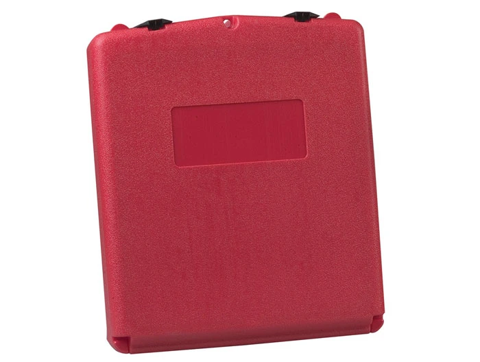 Document Storage Box for SDS, Large-sized, Lockable Front, Single Pack, Plastic, Red - S23306