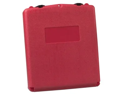 Document Storage Box for SDS, Large-sized, Lockable Front, Single Pack, Plastic, Red - S23306