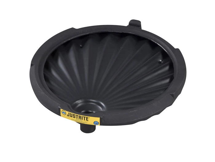 drum Funnel for Non-Flammables, EcoPolyBlend™, Black - 28680