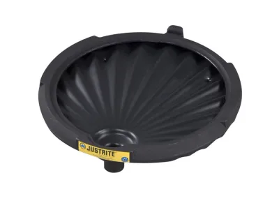 drum Funnel for Non-Flammables, EcoPolyBlend™, Black