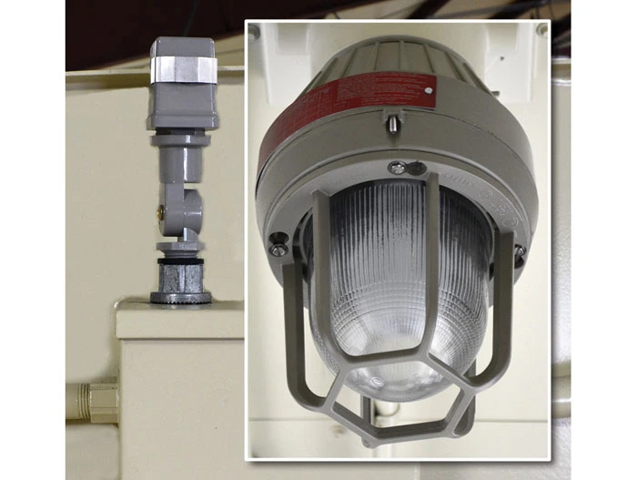 Electrical Package, Explosion Proof Exterior Light with Photocell for Outdoor Safety Lockers - 915503