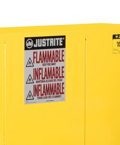 Flammable Warning Label for Safety Cabinets, Large, Haz-Alert™