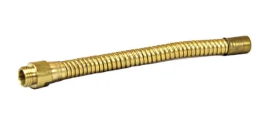 Hose Extension for lab faucet, 6-In, brass