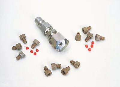 HPLC Manifold with Stainless Steel Fittings for Round Style or Quick-Disconnect Safety Disposal Can