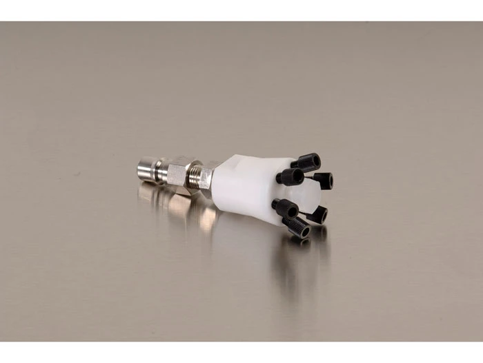 HPLC Poly Manifold with Stainless Steel Quick Disconnect for Safety Disposal Can - 28177