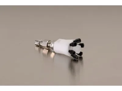 HPLC Poly Manifold with Stainless Steel Quick Disconnect for Safety Disposal Can