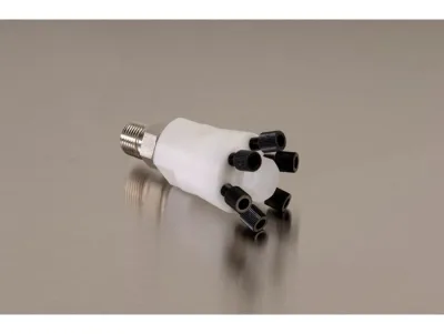 HPLC Poly Manifold with Stainless Steel Stacker Connector for Up to 12 Waste Lines - 28180