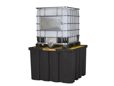 IBC Indoor Pallet, with Forklift Pockets, EcoPolyBlend™, Black