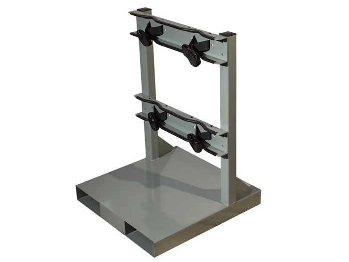 Individually Secured Gas Cylinder Pallet, 2 Cylinder Capacity, Steel - 35228