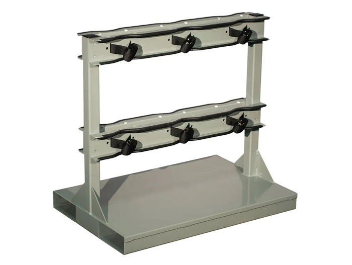 Individually Secured Gas Cylinder Pallet, 6 Cylinder Capacity, Steel - 35234