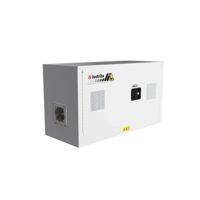 Lithium-Ion Battery Charging Cabinet, 4KWH TECR, 2 Doors, Manual Close, Gray