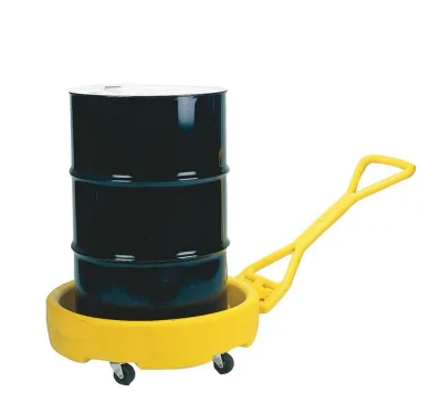 Plastic Dolly with Handle, for 30, 55, 95 Gallon Drums - 1613