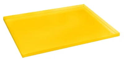 Polyethylene Sump Shelf Tray for 90 Gallon Safety Cabinet, Yellow