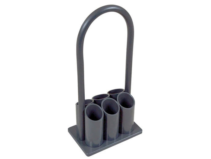 PVC Lecture Bottle (LB) Gas Cylinder Carrier, 6 Cylinder Capacity - 35322