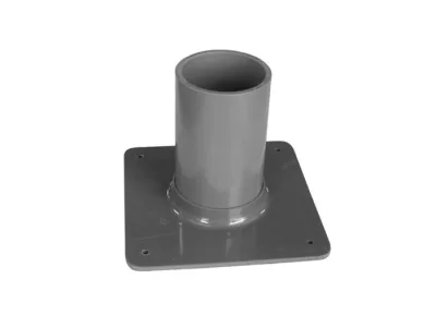PVC Small Gas Cylinder Stand, One 3" Diameter Cylinder Capacity, Bench Mount