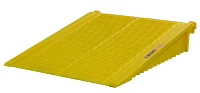 Ramp for EcoPolyBlend™ DrumShed™, Polyethylene, Yellow