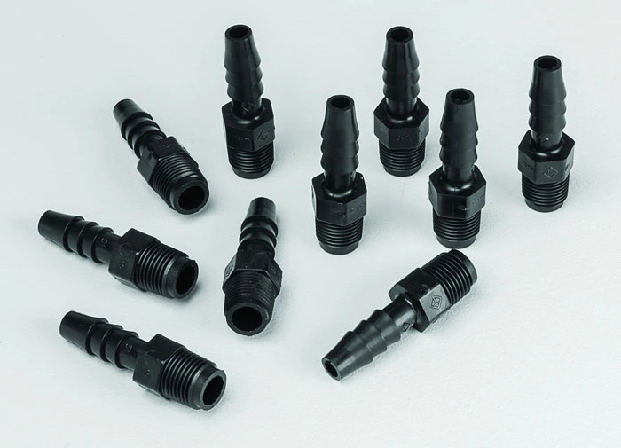 Replacement 1/8" MNPT Black Fitting with 1/4" Hose Barb Plug, for VaporTrap™, 10-Pack - 12963