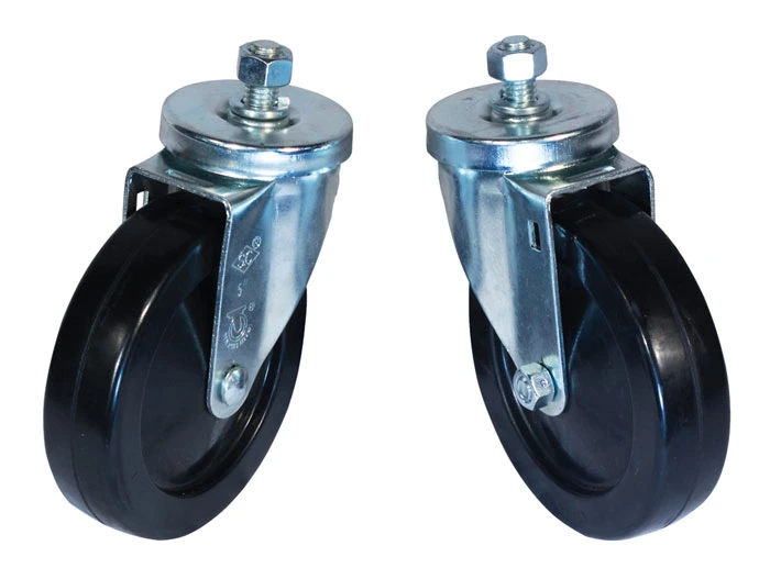 Replacement 5" Swivel Caster Set for Gas Cylinder Hand Trucks - 35390