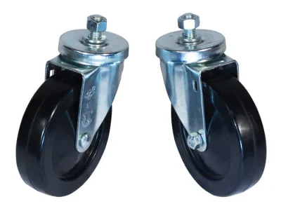 Replacement 5" Swivel Caster Set for Gas Cylinder Hand Trucks