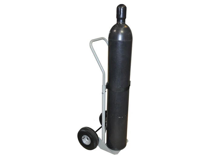Single Cylinder Hand Truck, 10.5" Pneumatic Wheels - 35002