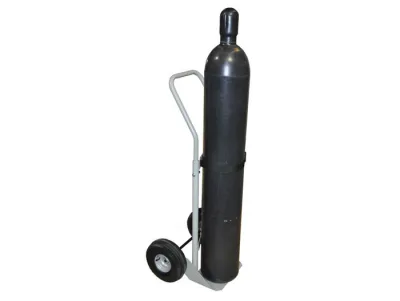 Single Cylinder Hand Truck, 10.5" Pneumatic Wheels