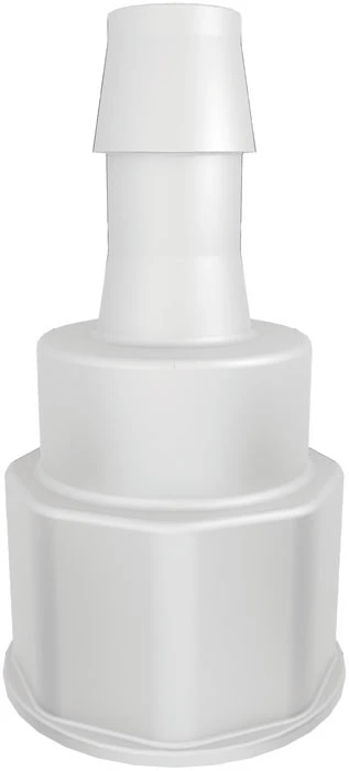 Spigot Fitting, 1-1/8" Thread with 1/2" Hose Barb - 12904