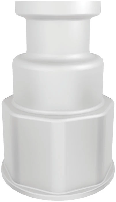 Spigot Fitting, 1-1/8" Thread with 3/4" Sanitary Connect - 12906