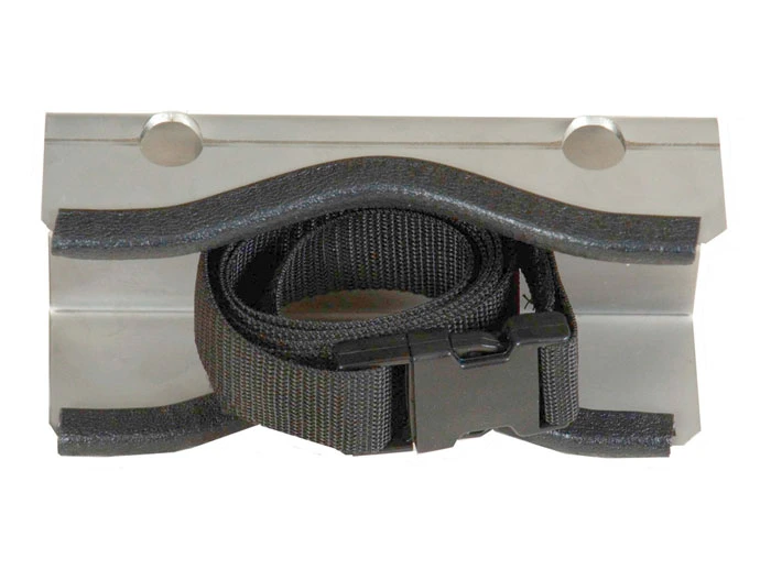 Stainless Steel Gas Cylinder Support Bracket, One 12" Cylinder Capacity, Wall Mount - 35252