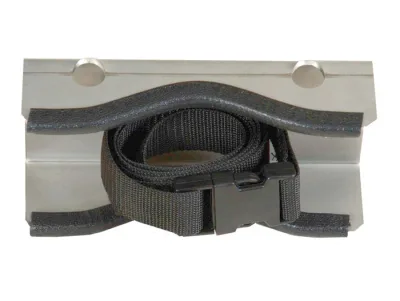 Stainless Steel Gas Cylinder Support Bracket, One 12" Cylinder Capacity, Wall Mount