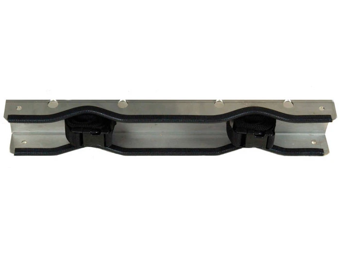 Stainless Steel Gas Cylinder Support Bracket, Two 12" Cylinder Capacity, Wall Mount - 35266