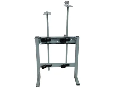 Steel Gas Cylinder Mobile Stand, 2 Cylinder Capacity