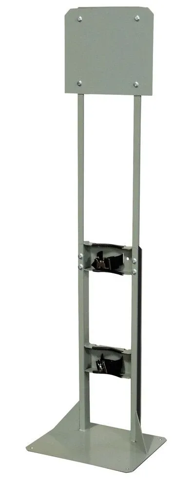 Steel Gas Cylinder Process Stand, 1 Cylinder Capacity