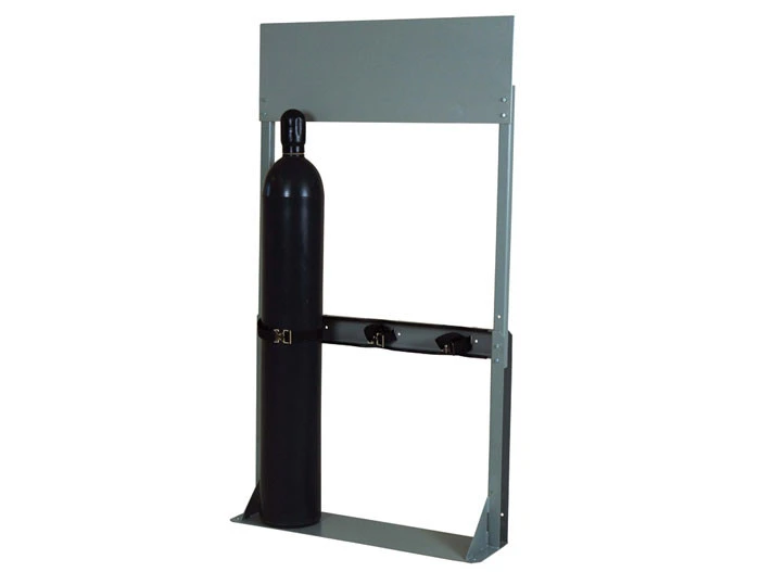 Steel Gas Cylinder Process Stand, 3 Cylinder Capacity - 35308