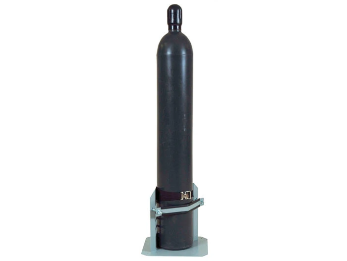 Steel Gas Cylinder Stand, 1 Cylinder Capacity, Low Profile - 35282