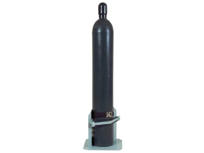 Steel Gas Cylinder Stand, 1 Cylinder Capacity, Low Profile