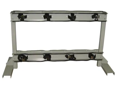 Steel Gas Cylinder Stand, 8 Cylinder Capacity, Back-to-Back