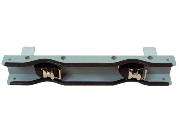 Steel Gas Cylinder Support Bracket, Two 12" Cylinder Capacity, Bench Mount - 35270