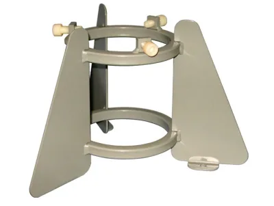 Steel Medical Oxygen Cylinder Stand, One 3.25 to 4.25" Diameter Cylinder Capacity