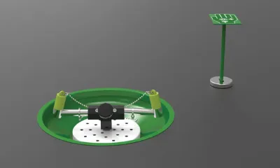 Table Mount, Open Stainless Steel Bowl, Hughes Laboratory Eye/Face Wash, Stainless Steel Pipe - L85GST