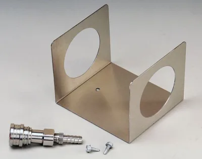 Wall Bracket Kit with Stainless Connector to Relocate the HPLC Coalescing/Carbon Filter