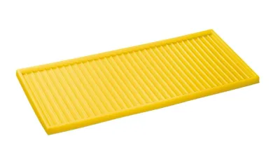 Yellow Cabinet Top Polyethylene Tray for 30, 40, and 45 gallon safety cabinets or 17 gallon Piggyback safety cabinets