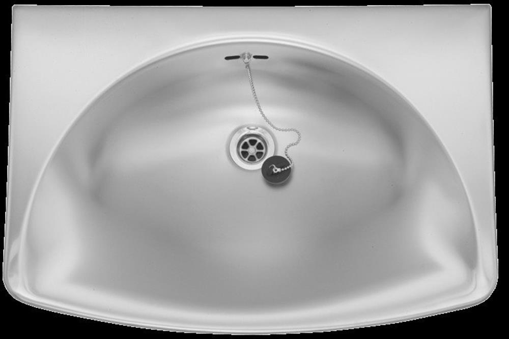 Juvel Hand basin - 600mm, 480mm, steel, steel