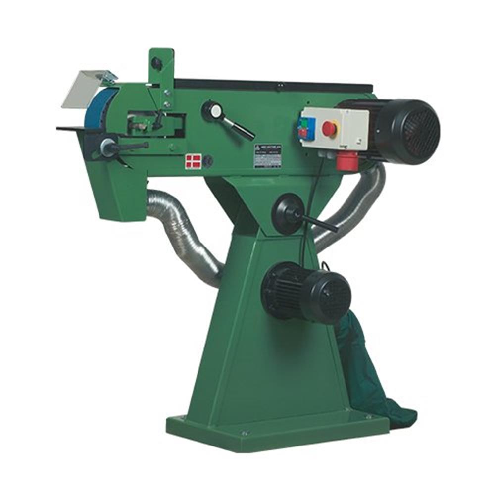 KEF BSH 20-75X Belt sander with exhaust and column - 2000mm, 75mm