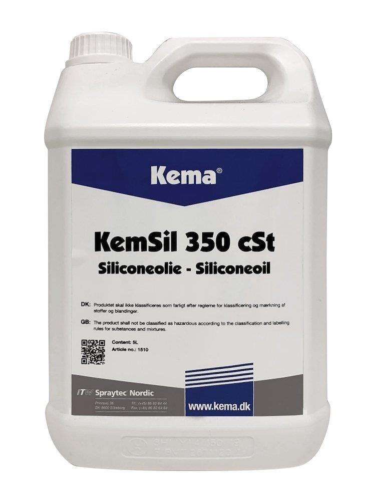 Kema 350 cSt Silicone Oil, 5 kg canister