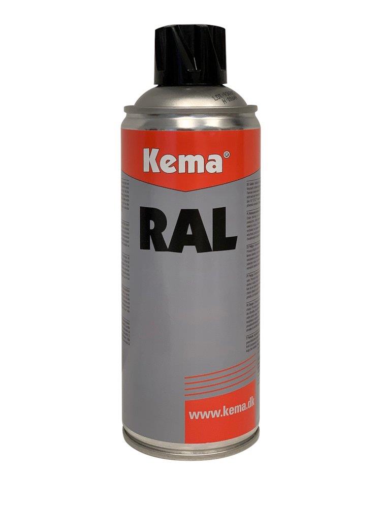 Kema RAL-9005 Industrial Lacquer spray - RAL 9005, Deep black, 400ml