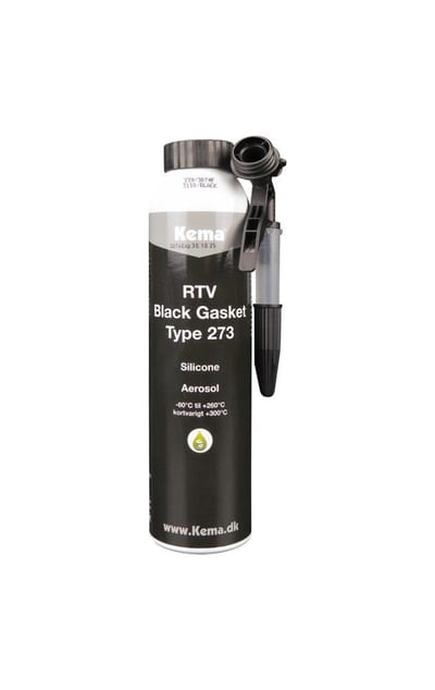 Kema RTV BLACK-273 Silicone Flange Sealant spray - 226G