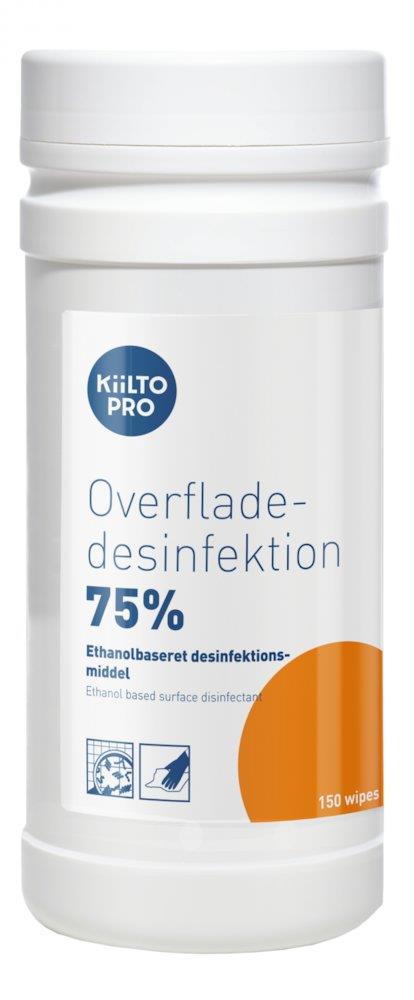 Kiilto Pro Wipes Cleaning Napkin surface disinfection 75% - Bucket