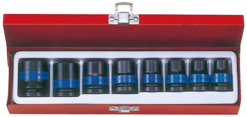 King Tony 4408MP Power Sockets in Set 6KT. 10-24 mm - 1/2", 8PCS