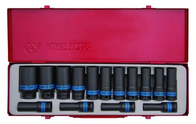 King Tony 4415MP03 long Power Sockets in Set 6KT. - 1/2", 15PCS